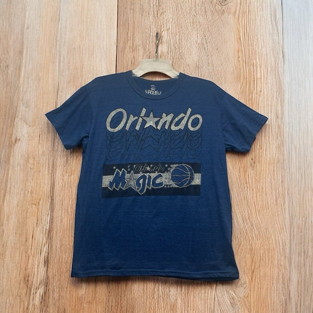 Vintage NBA Orlando Magic Basketball TShirt GIIO By Carl Banks Men’s Large Blue